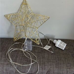 Target Gold Wire Star Light Decor
